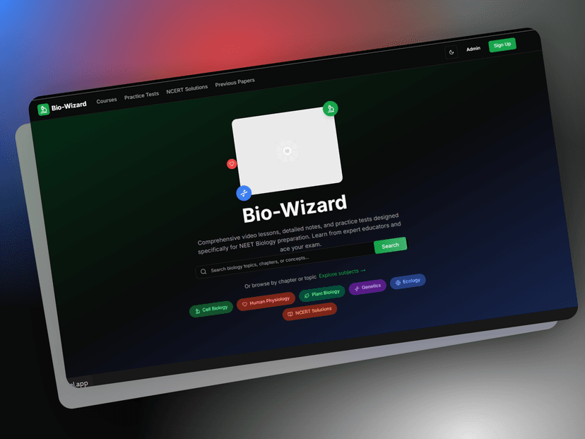 Biowizard - Ace NEET Biology with expert